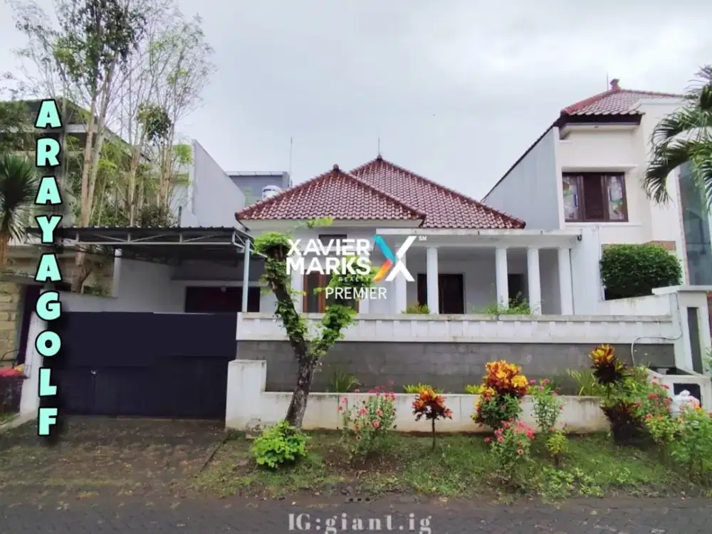 Rumah Minimalis Terawat di Araya Golf Malang