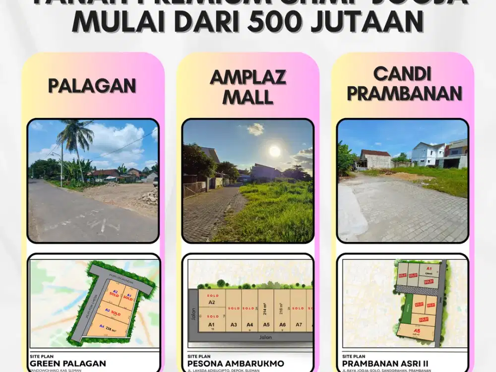 Lokasi Nge-HITS! Tanah Premium Jogja