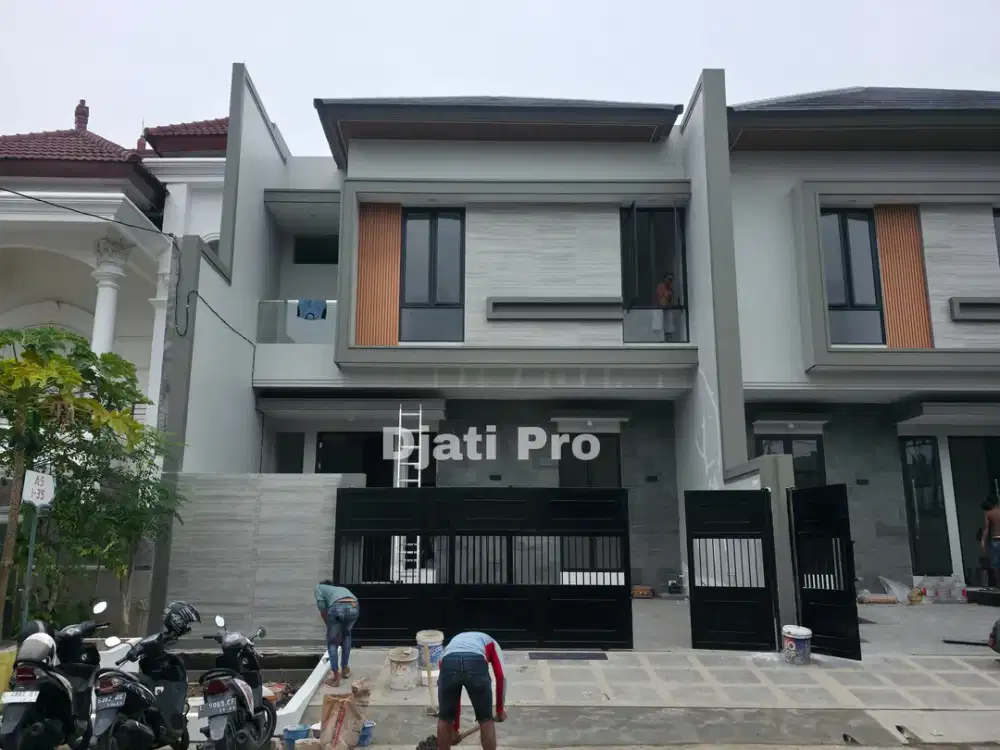 Rumah Baru 2 Lantai, Row Jalan 4 Mobil Di Perum. Nginden Intan, UNTAG
