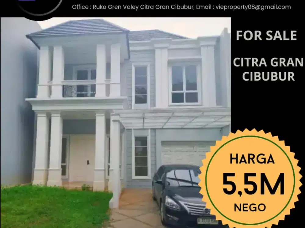 RUMAH CANTIK DI CITRAGRAN CIBUBUR SIAP HUNI CITRA GRAN