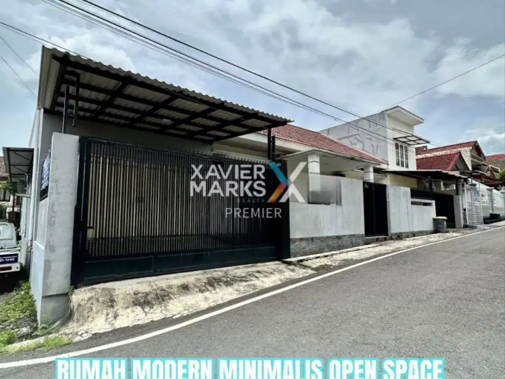 Rumah Modern Open Space di Tidar Sukun Malang