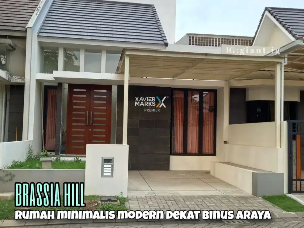 Dijual rumah di brassia Hill Araya Malang