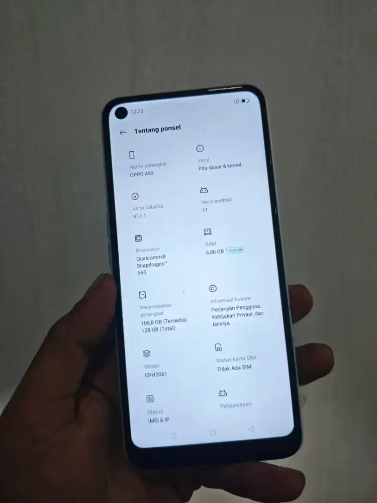 Oppo a52 6/128 hp casan