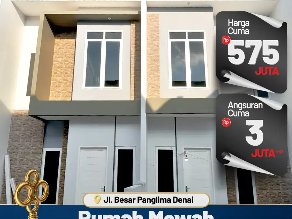 Rumah Komplek Roberto Haus Jalan Besar Panglima Denai Dekat Tol Amplas