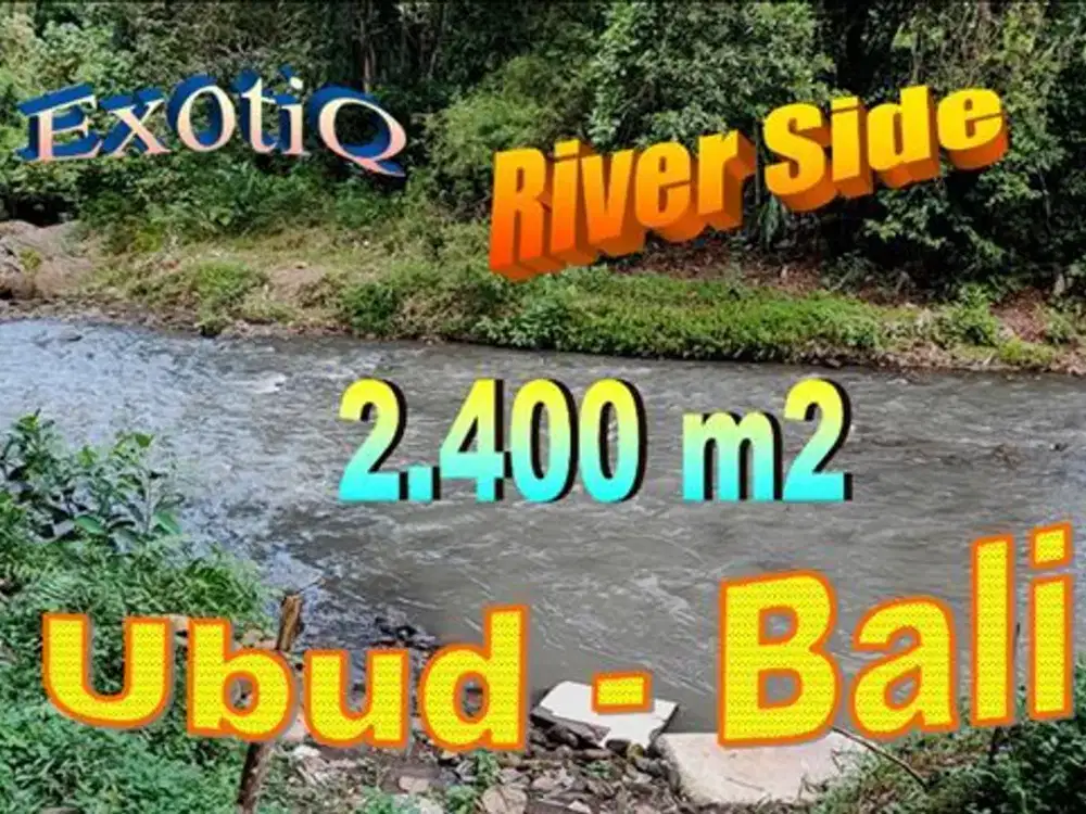 Luas 2,400 m2 Tanah Dijual Murah Dekat Sentral Ubud