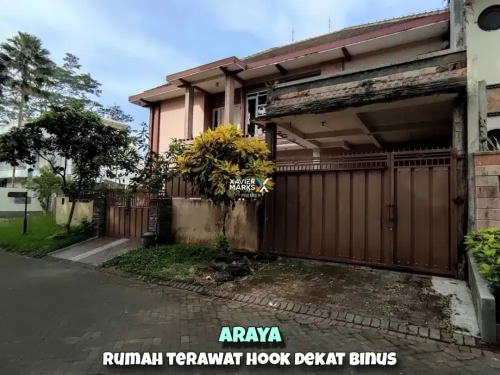Rumah 2 Lantai Terawat & Siap Huni di Cluster Golf, Araya Malang
