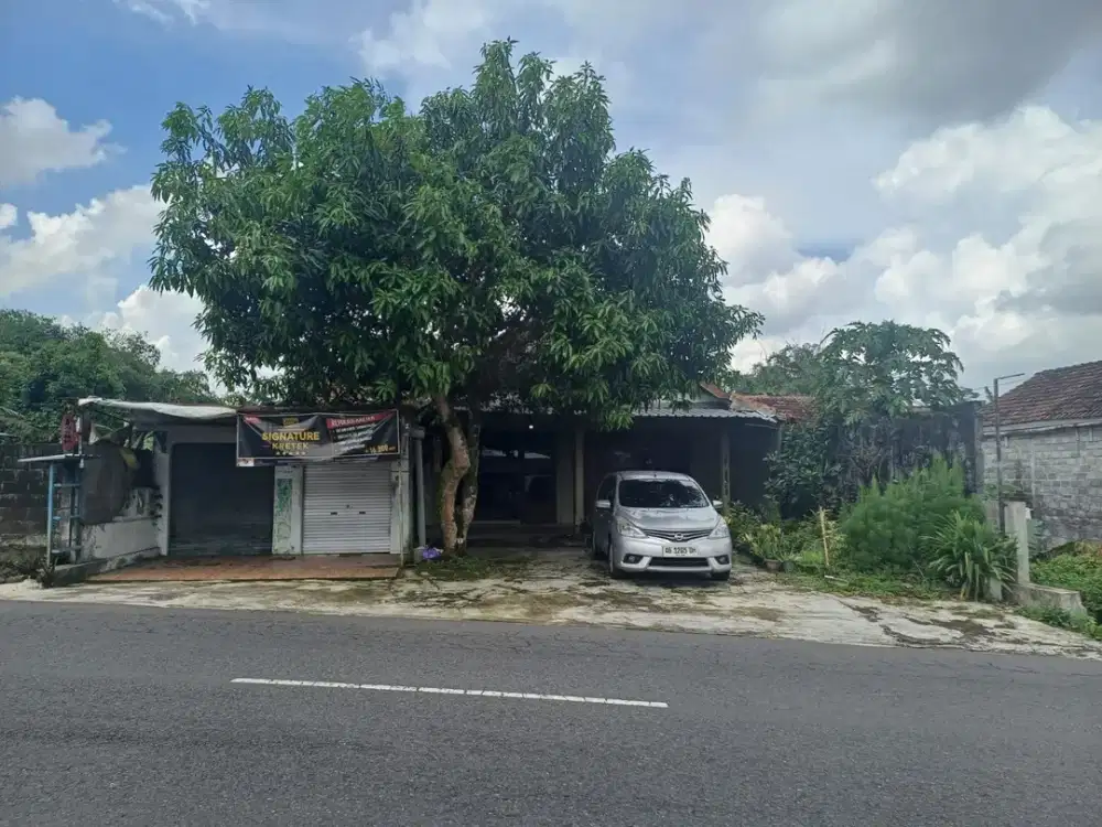 Tanah Bonus Bangunan Rumah Di Tepi Jalan Utama Jln Palagan Km.13