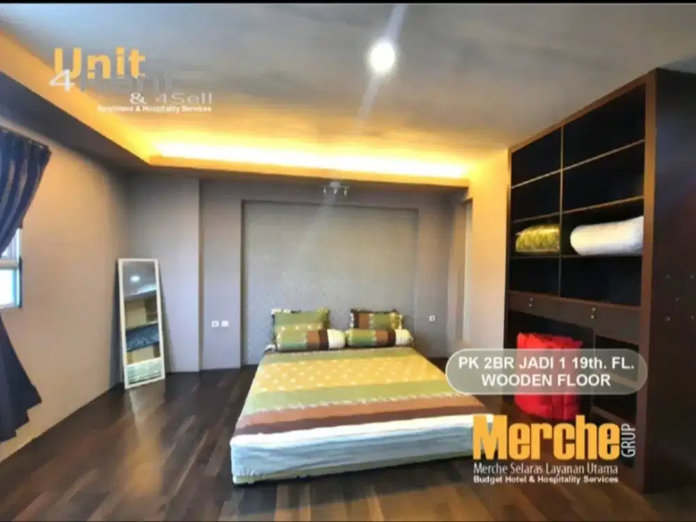 PUNCAK KERTAJAYA 2 BR jadi 1 BR