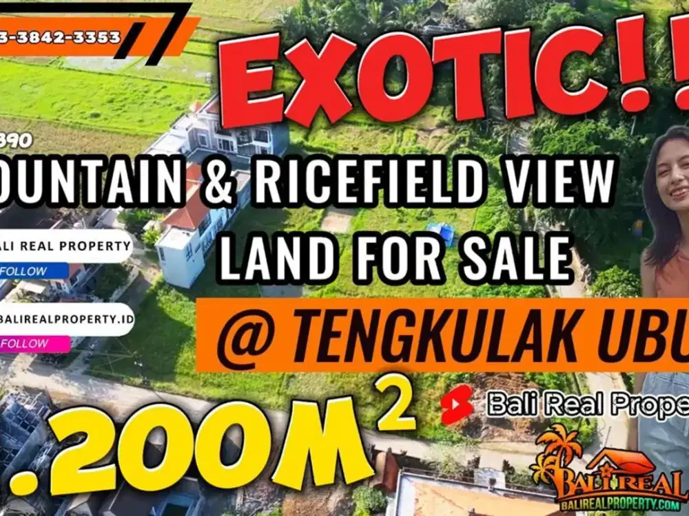 Prospek untuk Villa 12 Are Kawasan Komersil Dekat Ubud