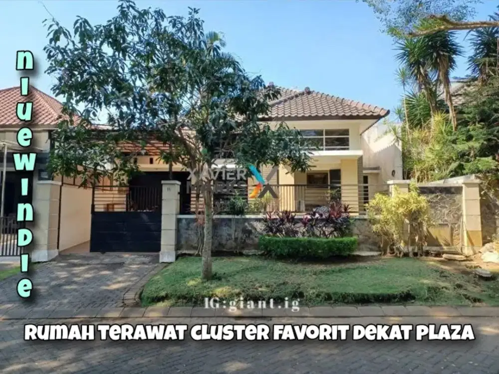 Rumah minimalis 1,5 lantai di New Indie Araya