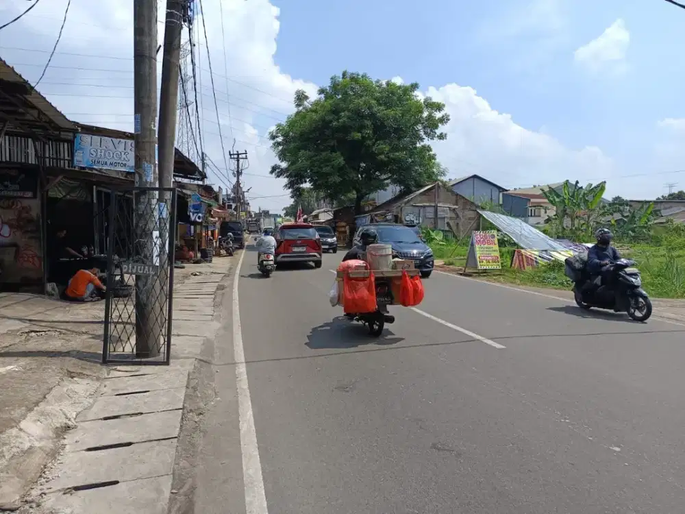 Tanah Pinggir Jalan, Lokasi 300meter dari Kantor Walikota Tangsel