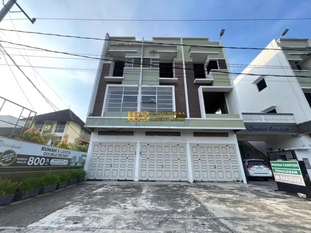 Dijual 2 Unit Ruko Gandeng Komplek Orchid Garden Jalan Suluh (Pancing)