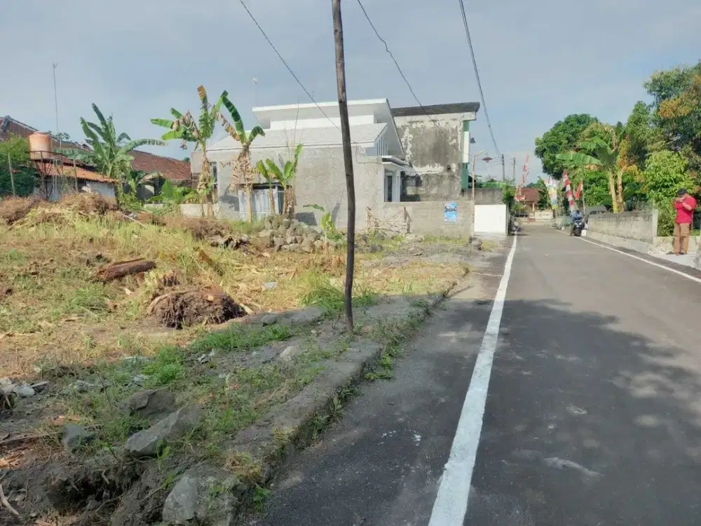 Tanah Pekarangan Prambanan, Lokasi Strategis 200 Meter dari Jl Solo