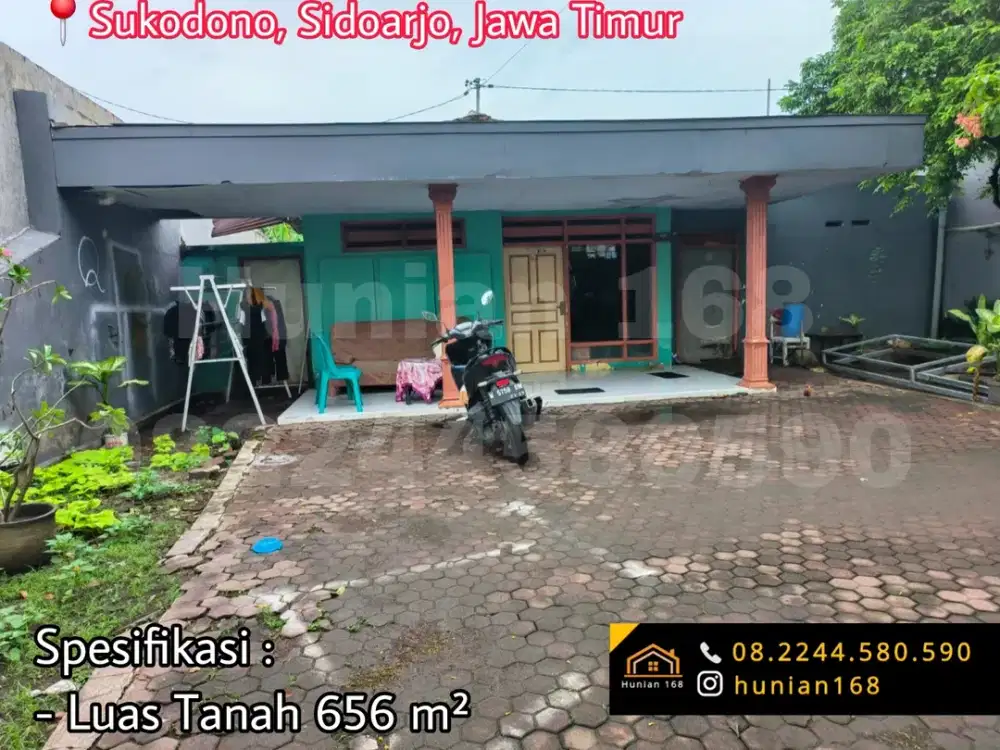 RUMAH HITUNG TANAH Raya Sukodono Waru Sidoarjo Pepelegi Kahuripan Kota