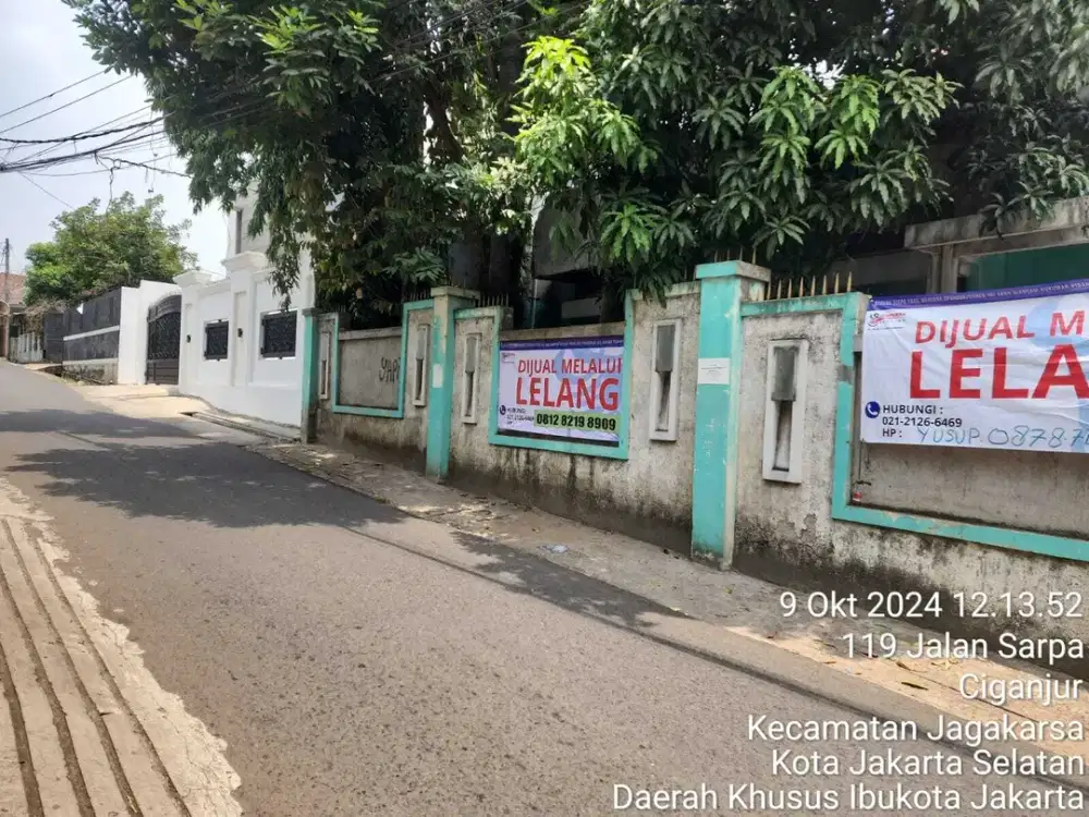 Yuk lirik rumah lelang murah jagakarsa