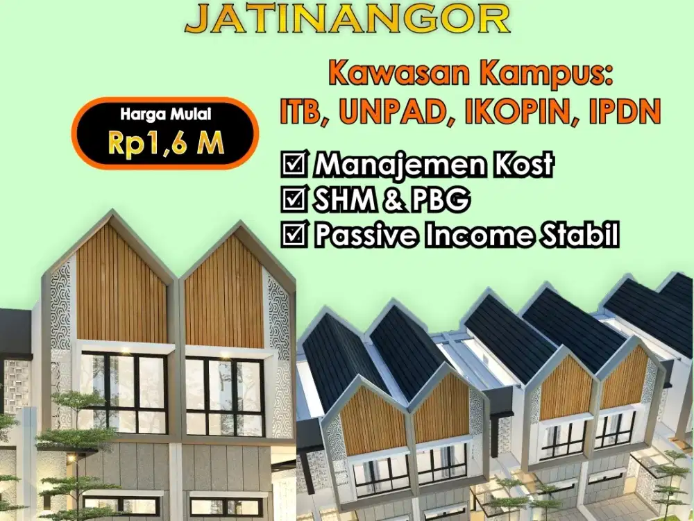 Kost di Jatinangor Full Furnished & Manajemen
