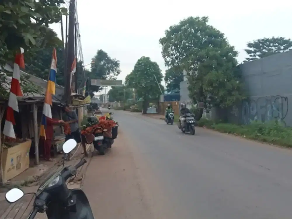 Dijual tanah di jln raya setu bantar gebang bekasi