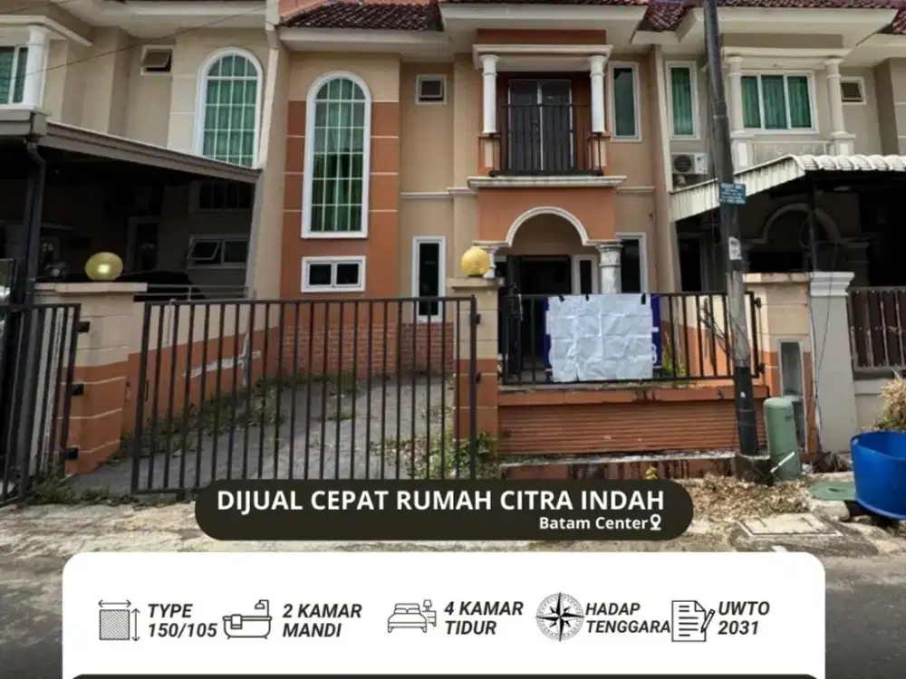Dijual Rumah Citra Indah Batam Center