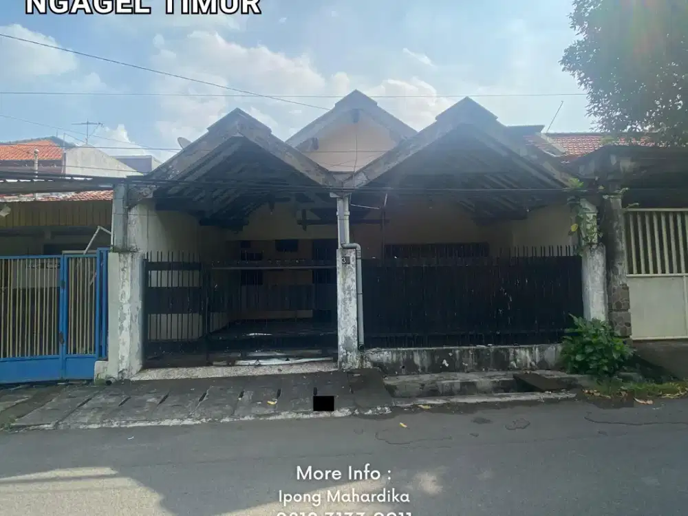 Rumah Surabaya Dijual di Ngagel Timur Siap Huni