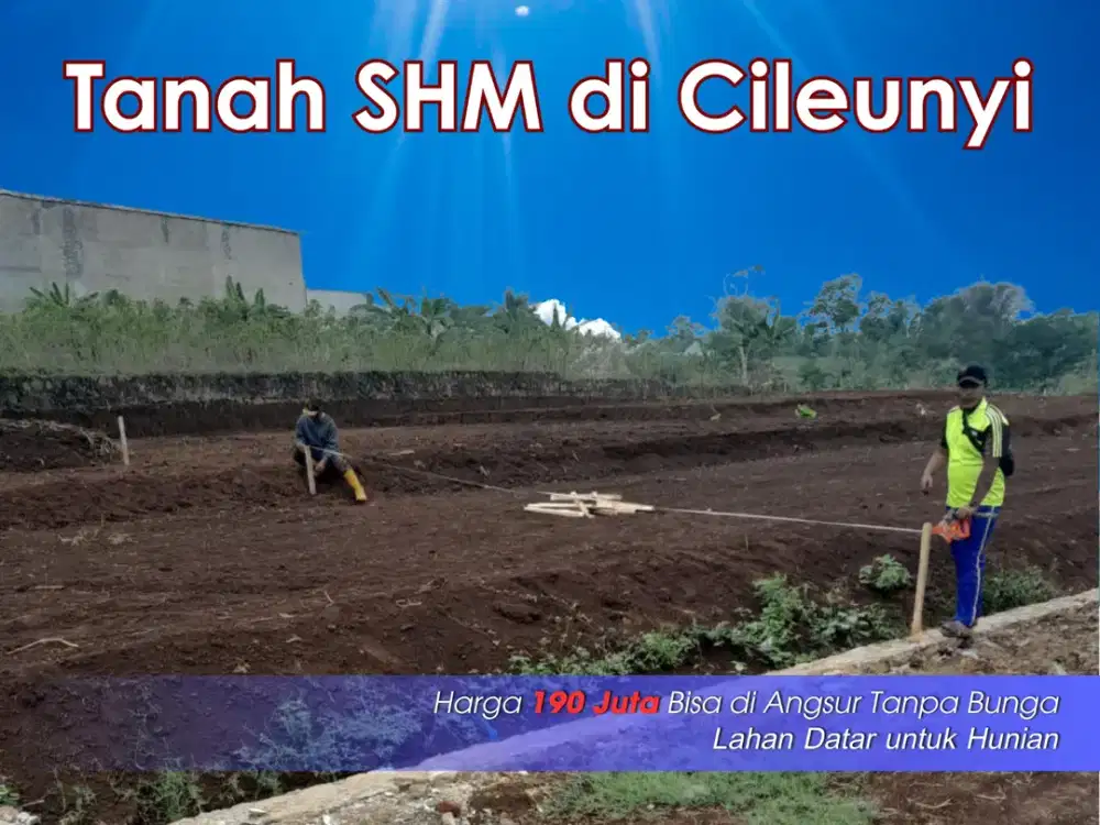 Dijual Tanah 190 Jt  Cocok Untuk Bikin Rumah Premium