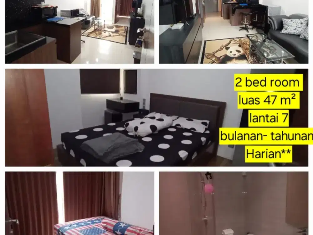 sewa apartemen tengah kota Surabaya  the Linden murah  banget