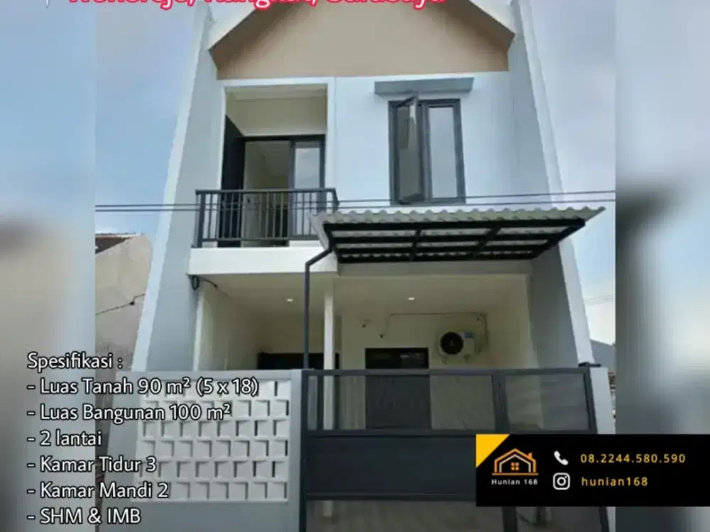 Rumah Baru Wonorejo Permai Selatan Timur Sari The Green Leaf Surabaya