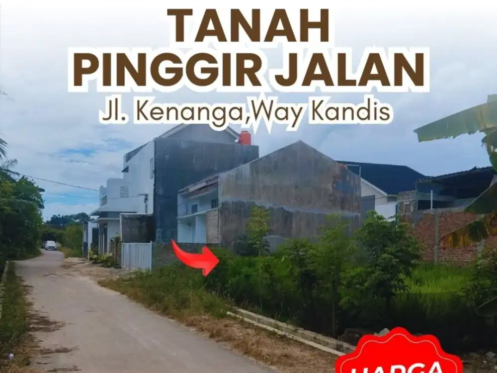 TANAH SIAP BANGUN BELAKANG PASAR WAYKANDIS