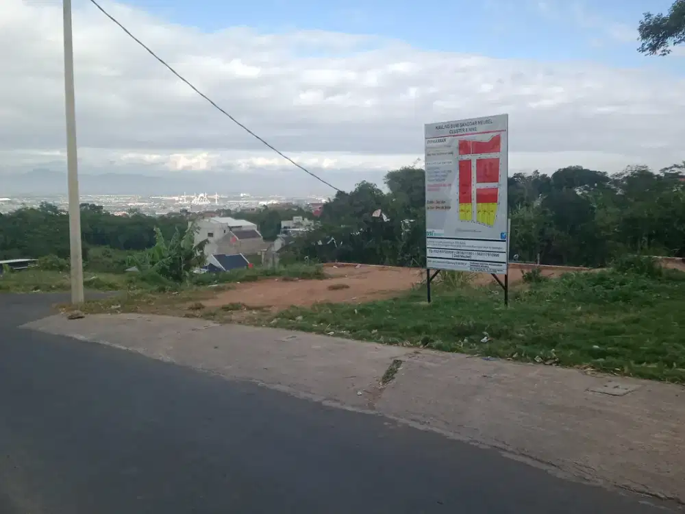 Lahan tanah kavling dataran tinggi