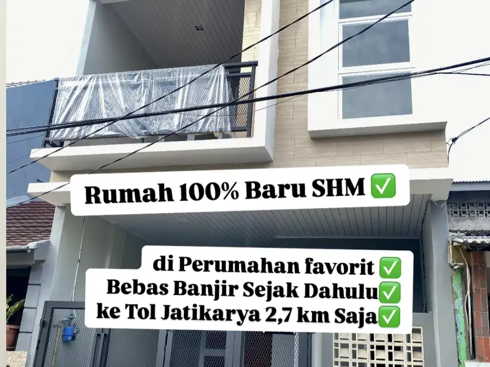 Rumah kranggan Permai Minimalis Rapih Baru SHM