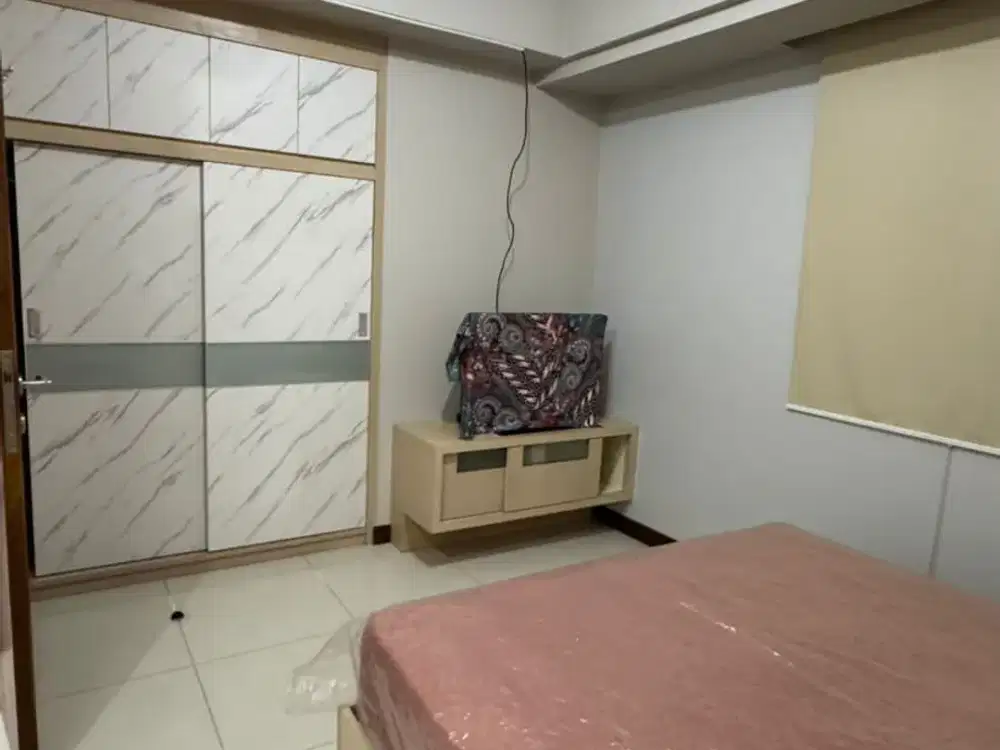 3BR jadi 2BR Apartemen Waterplace Tower E Lantai 18 Furnish Lengkap