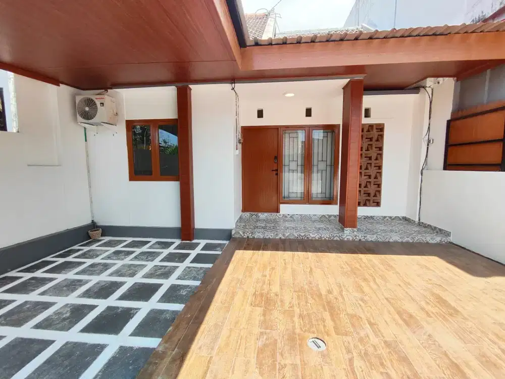Rumah siap huni Dinusa Dua,Fully Furnish, Teras Luas, Lingk Perumahan