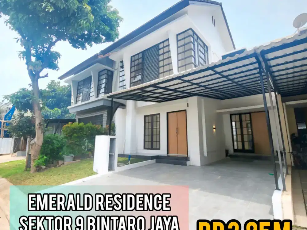 TURUN HARGA! Rumah Siap Huni Full Renovasi di Sektor 9 Bintaro Jaya