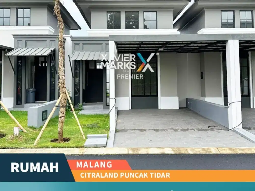 Disewakan Murah Rumah Modern Citraland Puncak Tidar Silversand Malang