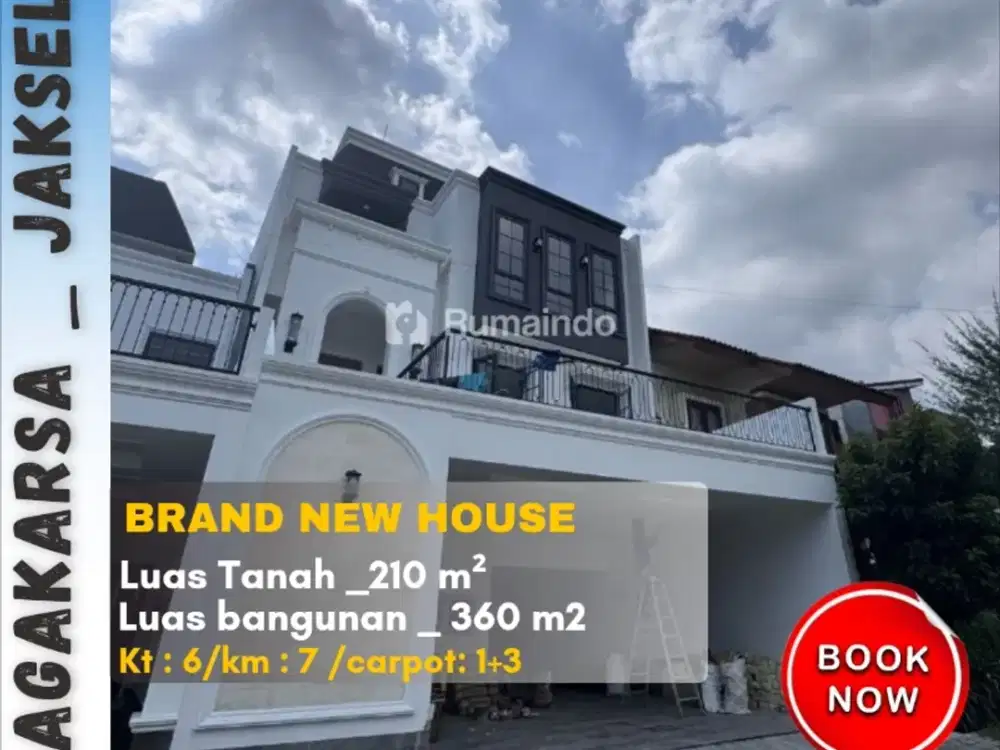 Dijual Rumah Cluster American Classic di Jagakarsa Jakarta Selatan