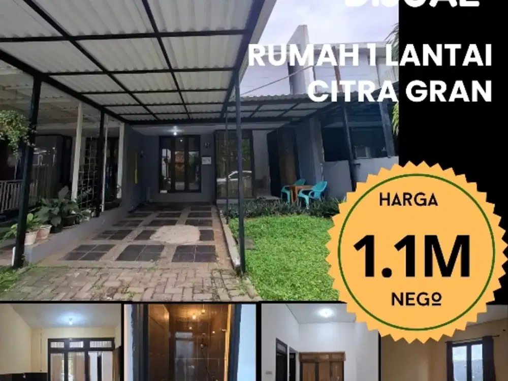 DIJUAL CEPAT HARGA CANTIK CITRA GRAN CIBUBUR BEKASI