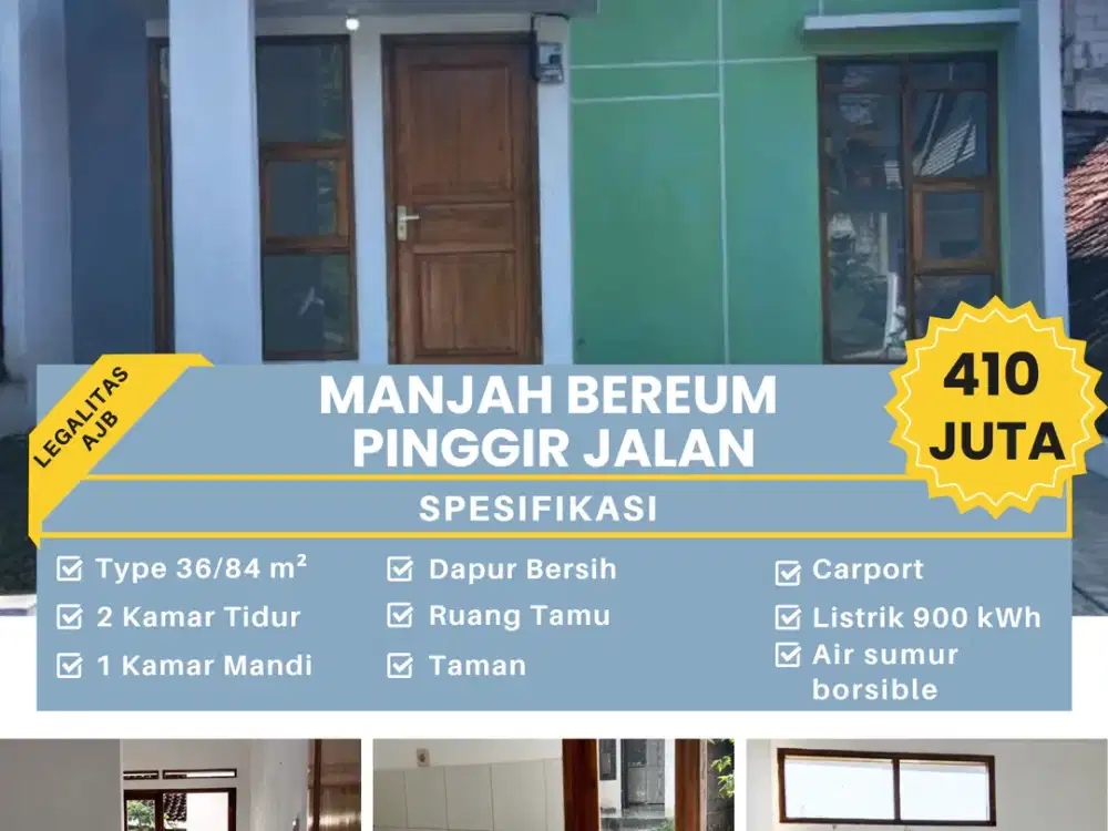 Rumah dekat dengan pemukiman warga