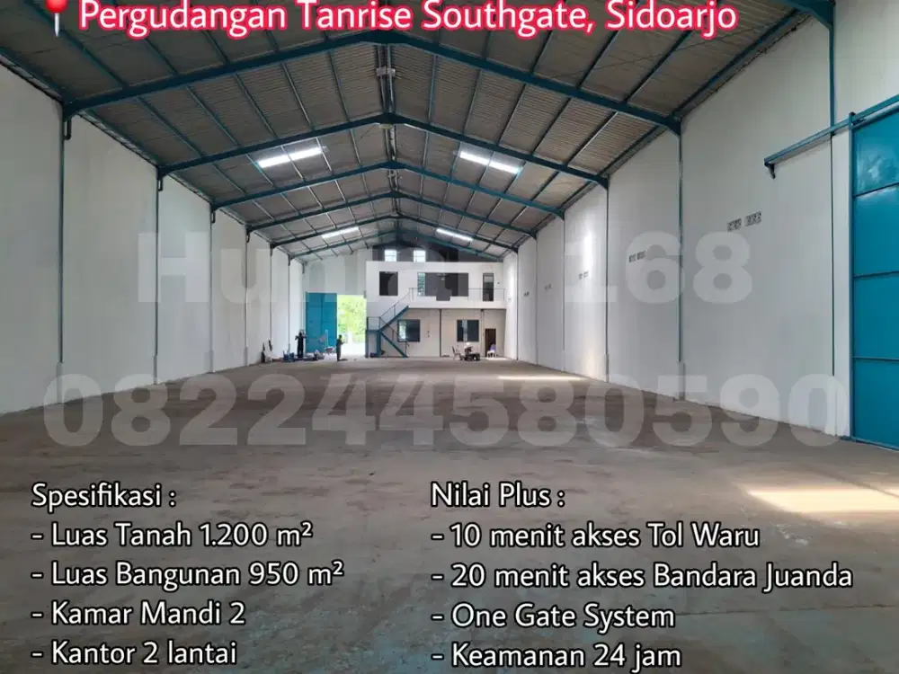 Gudang Tanrise Southgate Sinar Gedangan Buduran Lingkar Timur Sidoa