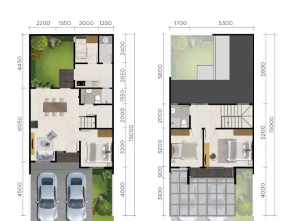 Dijual Rumah Murah 2 Lantai di Tangerang Gardenia Paramount Petal