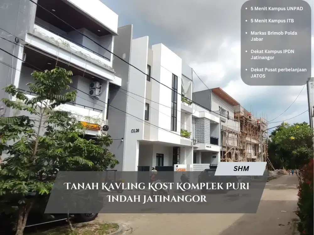 Tanah Kavling Jatinangor 727m² Di Komplek Puri Indah, SHM