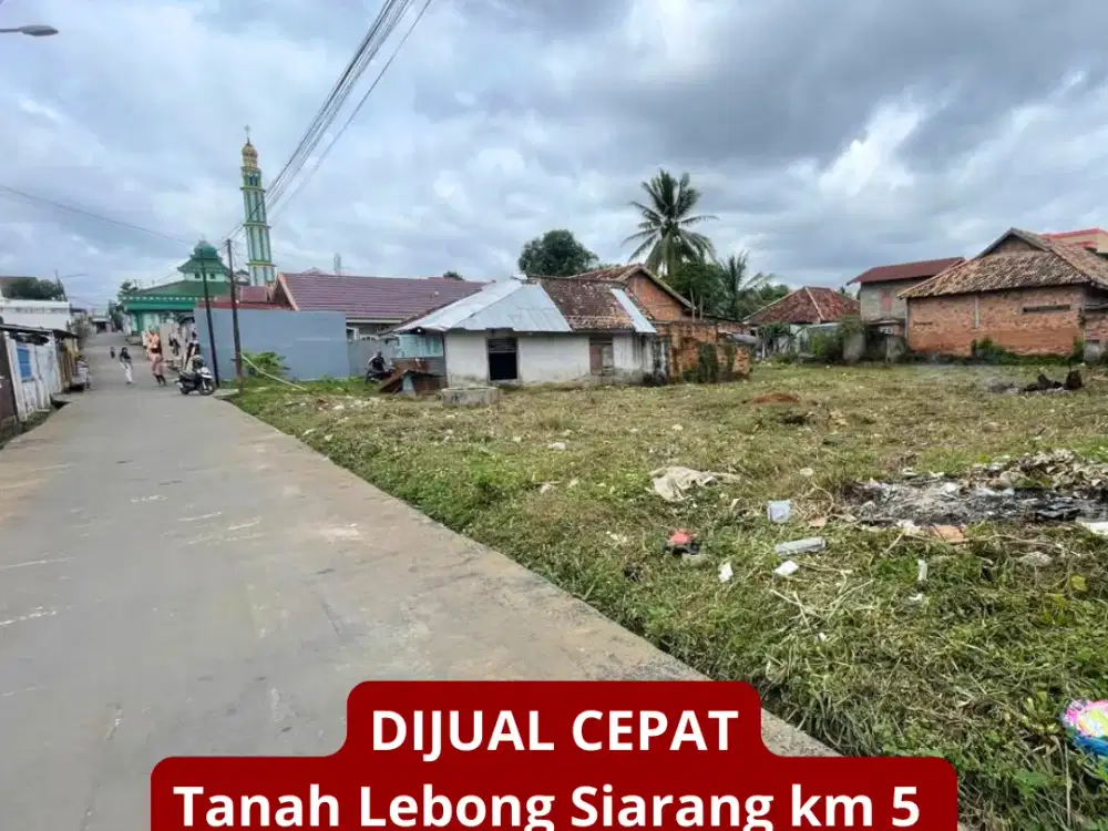 dijual tanah lebong siarang dekat simpang 5