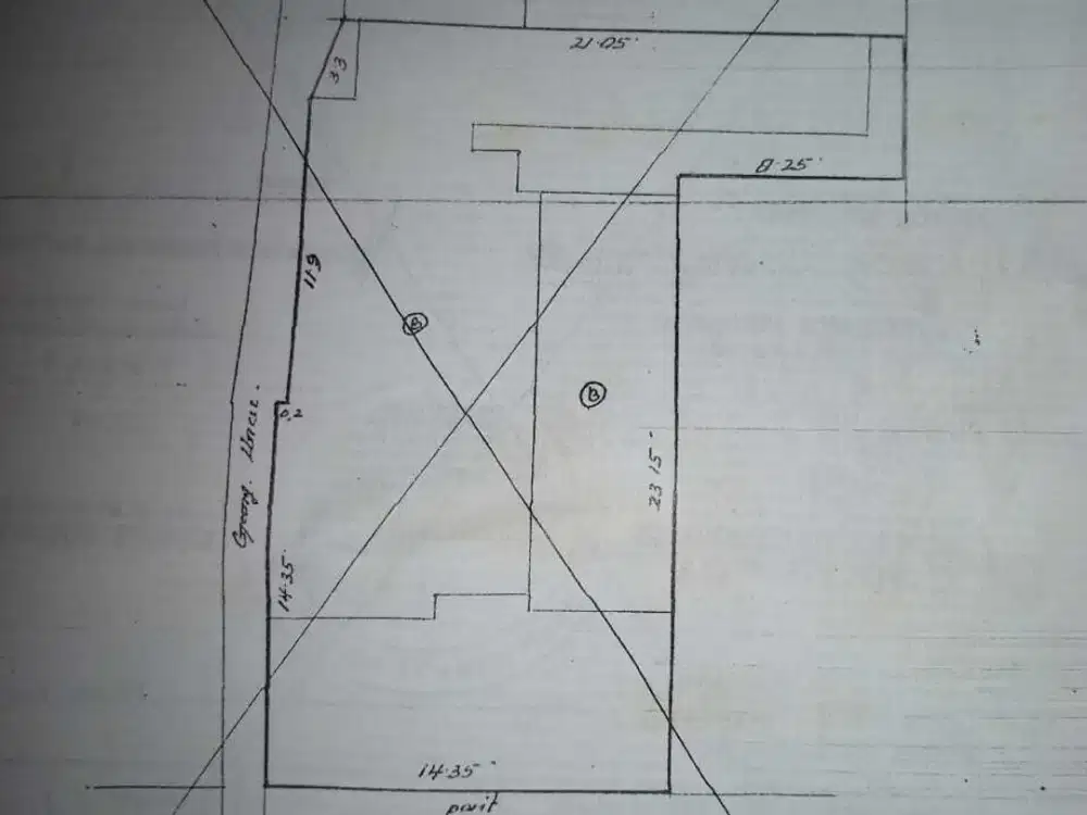 dijual cepat rumah hitung harga tanah jalan utama laksana