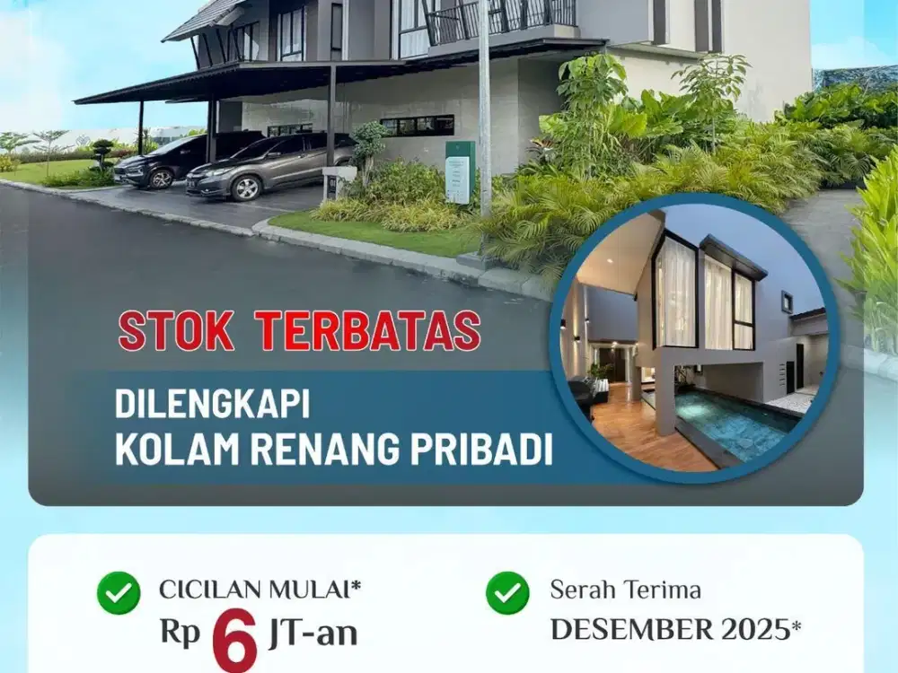 Rumah 2 Lantai Depan Terminal Daya