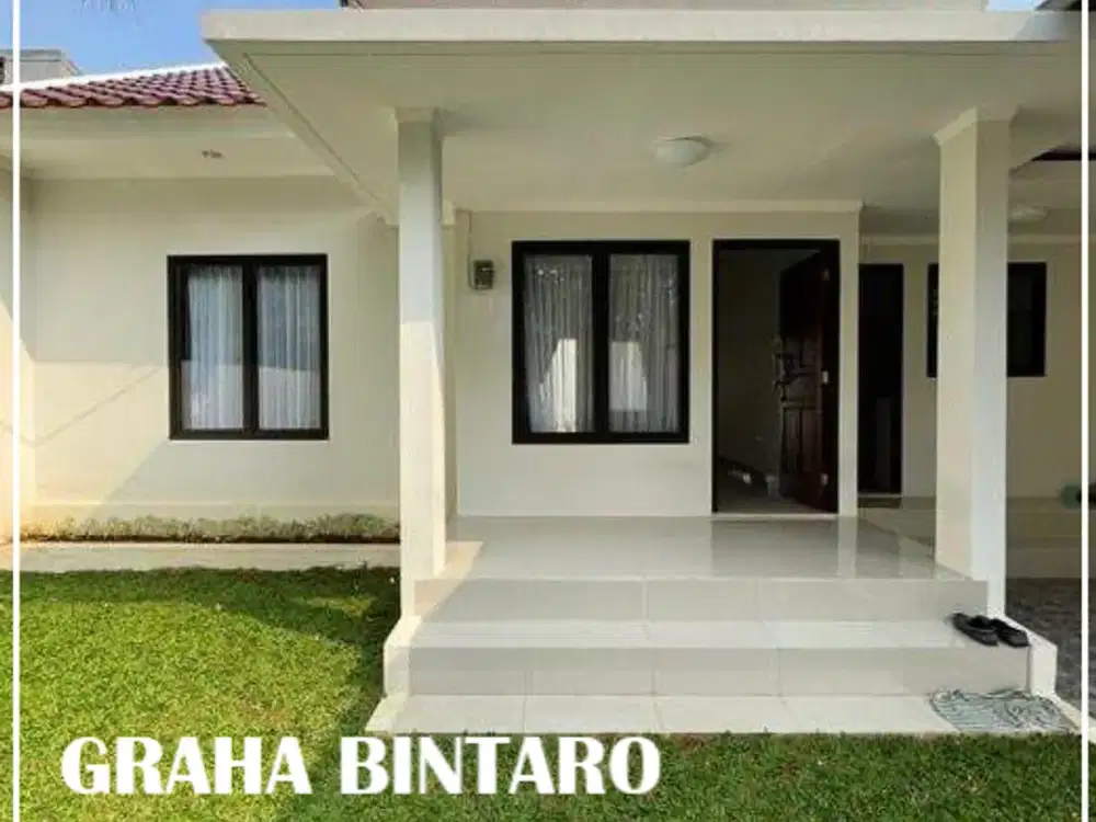 Rumah Bagus Halaman Luas 1 Lantai Siap Huni di Graha Bintaro, gb14052