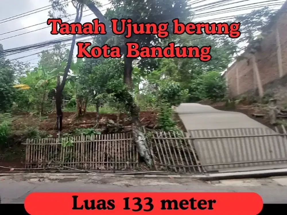 Tanah Ujungberung luas variatife
