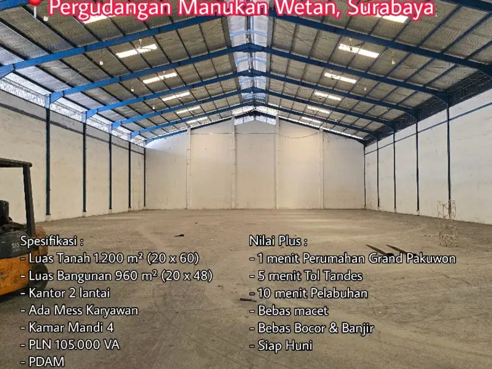 Gudang Manukan Wetan Kulon 60 66 Buntaran Best Jaya Surabaya