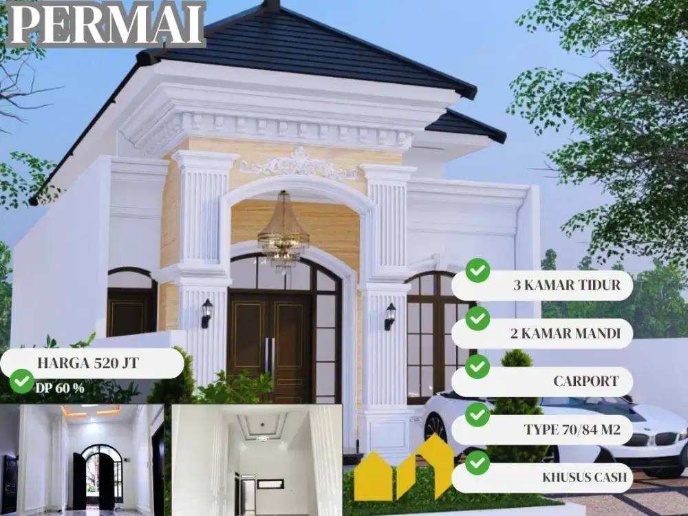 RUMAH TYPE 70 3KT DEKAT SULTAN LUXE HOTEL BYPASS