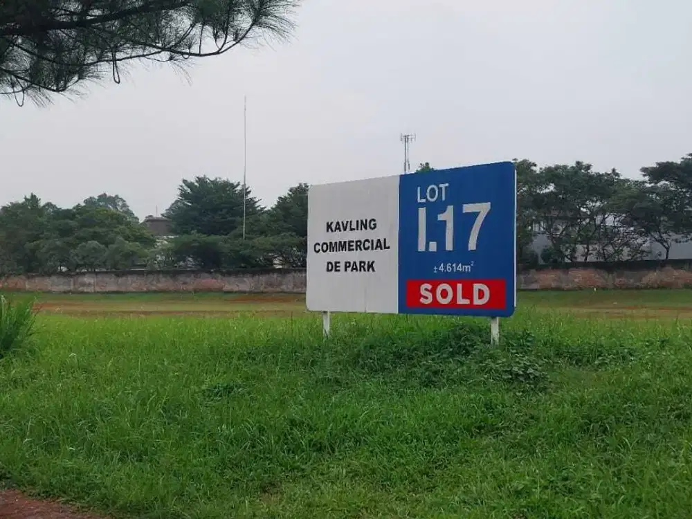 Dijual murah tanah komersial di Boulevard BSD