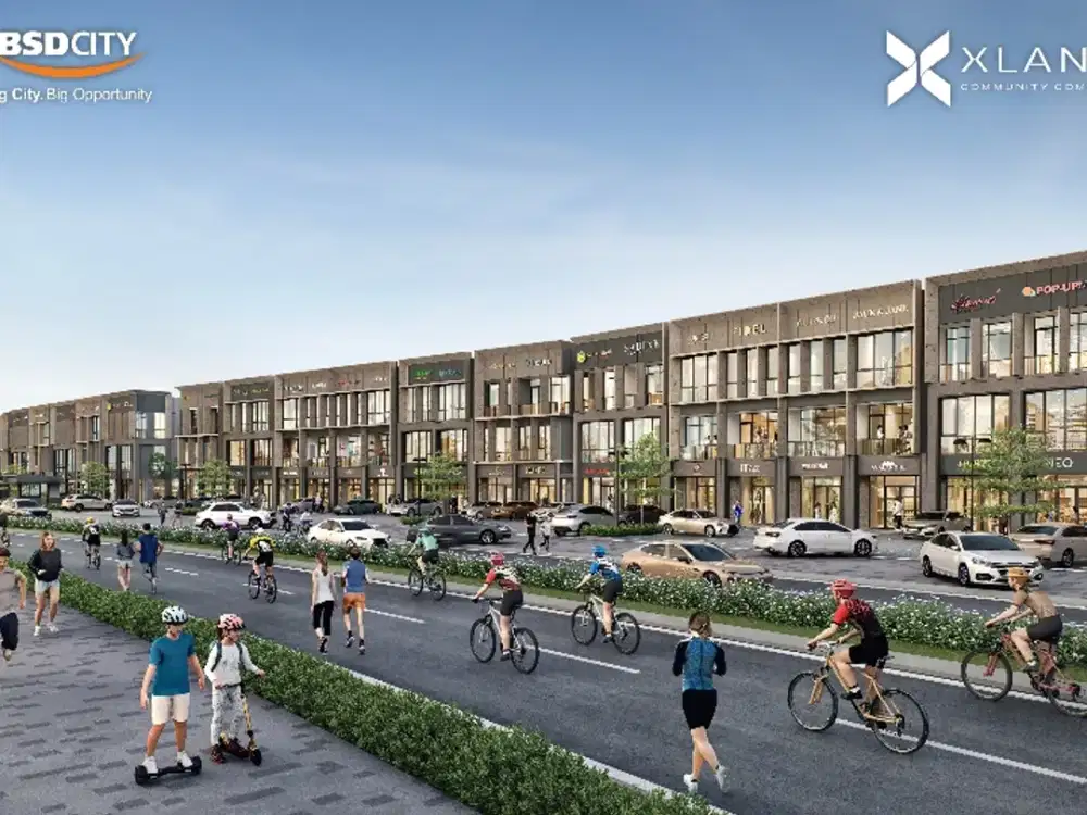 Di Jual Ruko Hadap Jalan Parkir Double layer  3 M an Saja Tinggal 3