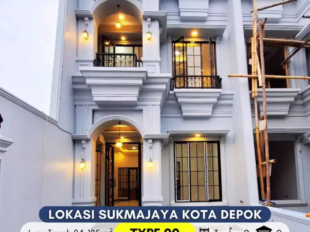 Rumah mewah 2 lantai di Sukmajaya