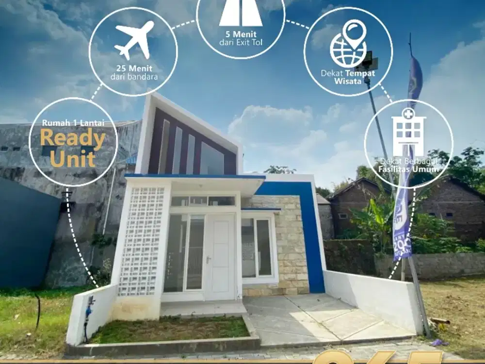 Dijual rumah minimalis siap huni lokasi dekat entrance tol lawang